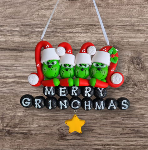 Grinch Family of 4