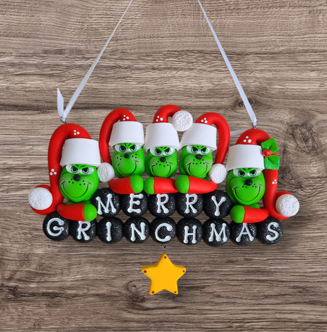 Grinch Family of 5