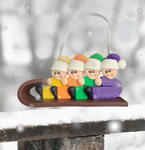 Toboggan Family of 4