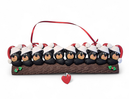 Black Bear Family of 10