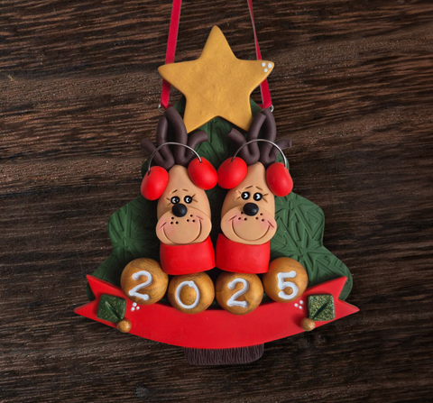 Reindeer Family of 2