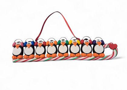 Penguin Family of 8