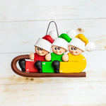 Toboggan Family of 3