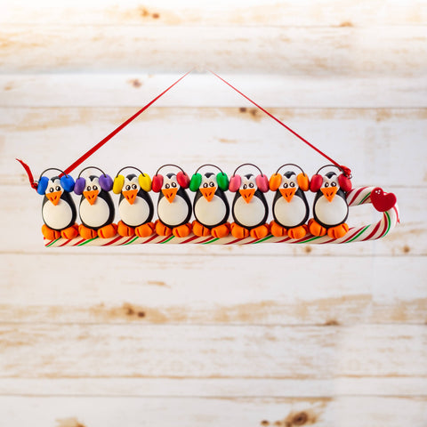 Penguin Family of 8