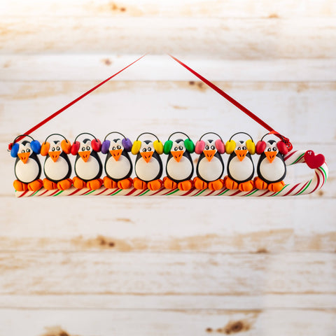 Penguin Family of 9